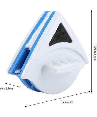 QTYUERGK Triangle Shape Double-Side Magnetic Window Cleaner Glass Wiper Cleaning Brush for Single Glazed Windows with 3-8mm Thickness Cleaners - Buy Online on SooperMarket.com