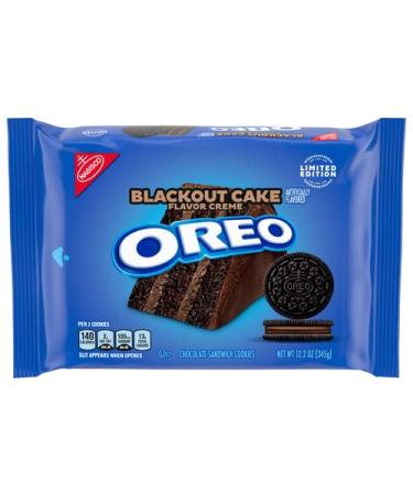 OREO Blackout Cake Chocolate Sandwich Cookies, Limited Edition, 12.2 oz