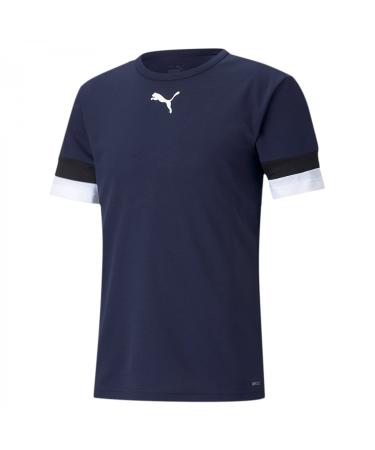 PUMA Unisex Kids Teamrise Jersey Jr Shirt 164 Peacoat-puma Black-puma White