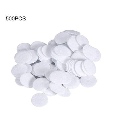 Cotton Pads 500pcs New Cotton Filter Round Filtration Cushions Round Cotton Filter Pads to Remove Beauty Tool