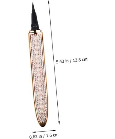 HAPINARY 2pcs Diamond Eyeliner Metallic Eyeliner Elf Eyeliner Lash Accessories Makeup Pens Rose Gold Plated 1 count (Pack of 1) Assorted Color - Buy Online on SooperMarket.com