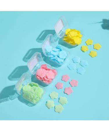 Dajidafu Soap Paper Hand Disposable Washing Scented Travel Cleaning Toilet Bath Slice Skin Supplies Bathroom Box Household Pink - Buy Online on SooperMarket.com