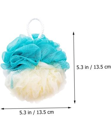 Buy Angoily 8pcs Color Matching Bath Ball Mesh Pouf & Men's Gloves - Soft Shower & Bath Scrubbers Perfect for Cleaning & Relaxation - Buy Online on SooperMarket.com