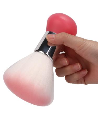 Barber Shop Sweep Brush for Broken Hair Comfortable and Versatile for Hairdressing and Cleaning (PINK)