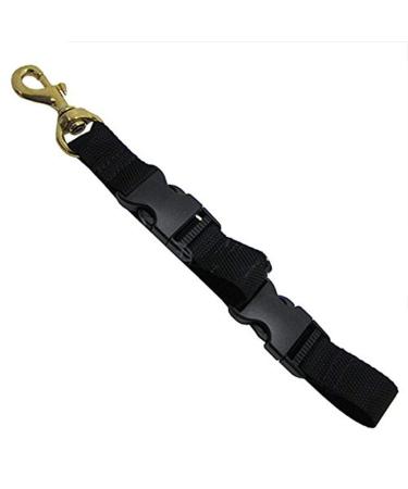 Scuba Diving BC Fin and Mask Keeper with Quick Release Loop Lanyard Black