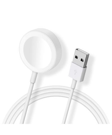 Upgrade Watch Charger 5.0 ft /1.5 m for iWatch Portable Wireless Charging Cable Compatible with Apple Watch Series SE/7/6/5/4/3/2/1 1.5M