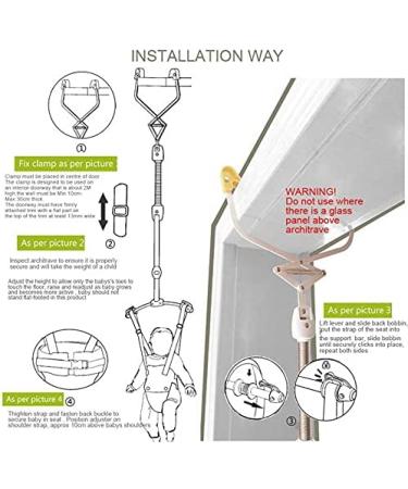 Xiangtat Baby Door Jumper: Adjustable Strap for Toddler Infant 6-24 Months - Buy Online on SooperMarket.com