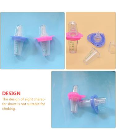 Tomaibaby 2pcs Baby Liquid Medicine Dispenser & Pacifier Feeder - Pink | Infant Feeding Supplies - Buy Online on SooperMarket.com