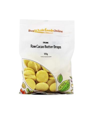 Organic Raw Cacao Butter Drops 125g (BWFO)