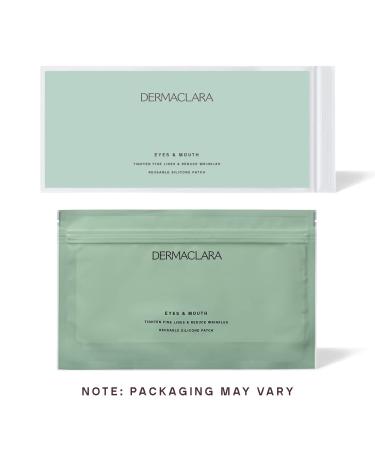 Dermaclara Siliconefusion Eyes and Mouth Patches - Reusable Hypoallergenic Silicone for Fine Lines, Wrinkles, Scars - 4 ct - Buy Online on SooperMarket.com
