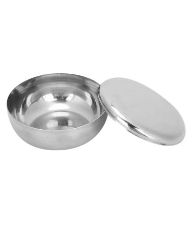 Ankroyu Razor-Soap Peel - Premium Men's Stainless Steel Shaving Bowl & Lid | Beard Care & Foam Cup | Ultimate Shaving Tool (Silver) - Buy Online on SooperMarket.com