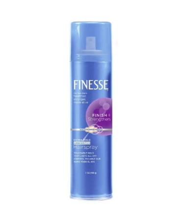 Finesse Finish + Strengthen Extra Hold Hairspray 7 oz (Pack of 5)