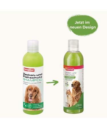 Beaphar Tick & Flea Protection Shampoo for Dogs & Cats - 250ml | 7 Days Repellent for Healthy Fur & Fresh Fragrance - International Shipping Available - Buy Online on SooperMarket.com