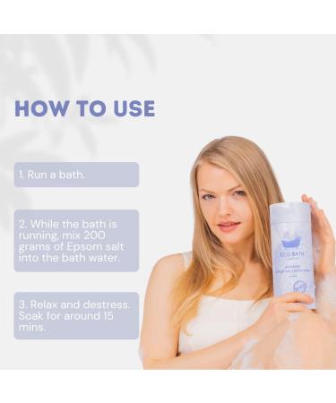 Eco Bath London Relaxing Epsom Salt Soak 250g - White - Pack of 1 - Buy Online on SooperMarket.com