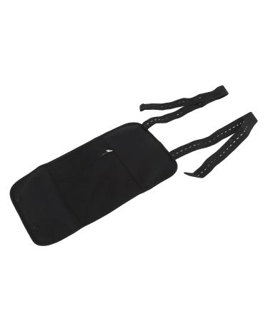 Organic Cotton Castor Oil Pack - Leak-Proof Reusable Hip Bag for Waist Washable Black Button Wrap - Buy Online on SooperMarket.com