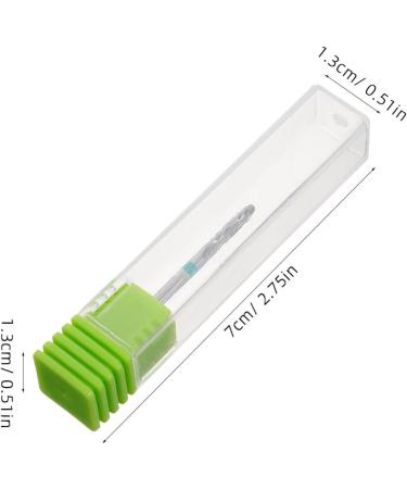 Baluue Nail Drill Bits Tungsten Steel Manicure Drill Bit Electric Pedicure Manicure Grinding Nail Art Tools for Manicure Pedicure Home Salon Green - Buy Online on SooperMarket.com