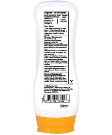 Australian Gold Spf 30 Lotion Sport Fragrance: coastal Breeze is Light Clean and Airy 237 ml. white - Buy Online on SooperMarket.com