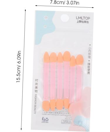 MAGICLULU 24pcs Brush Eyeshadow Foam Eyeshadow Oval Eyeshadow Applicator Stick Miss Double Sided - Buy Online on SooperMarket.com