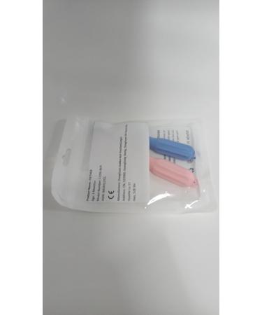 CLdy Baby Biting Toys - 2 BPA-Free Silicone Teething Rings for Babies 3 Months+ - Soft & Stimulating Toothbrush Aid in Blue & Pink - Buy Online on SooperMarket.com