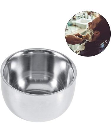 Premium Stainless Steel Shaving Soap Bowl for Men | Shaving Foam Tool & Brush | Perfect for Smooth Shaves - Buy Online on SooperMarket.com