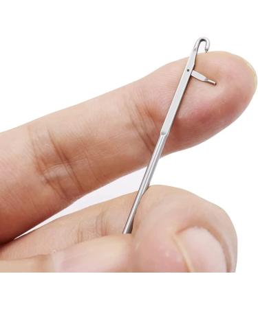 Arcemain Stainless Steel Sewing Loop Turner Set - 10 Pcs Long Loop Turner Tool for Fabric Tube Straps, Belts, DIY Accessories - Silver - Buy Online on SooperMarket.com