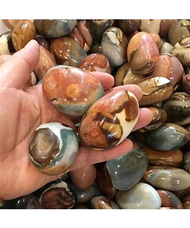 3pc Natural Minerals Ocean Jasper Palm Size Tumbled Stones for Decoration - Buy Online on SooperMarket.com