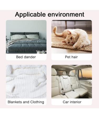 Portable M&R Pet Hair Remover Brush for Dogs and Cats - Reusable Animal Hair Removal Tool for Furniture, Carpet, Clothes, and Car Seats - Easy to Clean - Blue - Buy Online on SooperMarket.com
