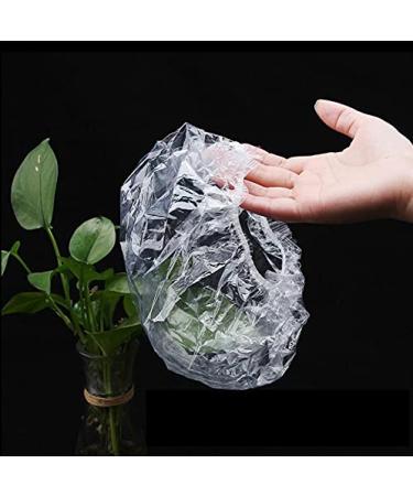 30PCS Large Clear Disposable Shower Caps for Women - Ideal for Travel, Home Use, and Hotels - Buy Online on SooperMarket.com