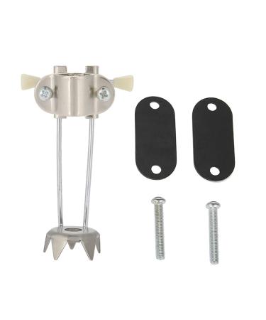 Ice Cane Attachment 4 Prong Heavy Duty Ice Cane Tip Attachment Walking Mobility Crutches Non-Slip Ice Grip for Walking Sticks Trekking Pole Folding Wooden Crutches Annex