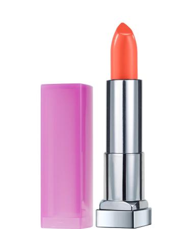 Maybelline New York Color Sensational Rebel Bloom Lipstick  Peach Poppy  0.15 Ounce