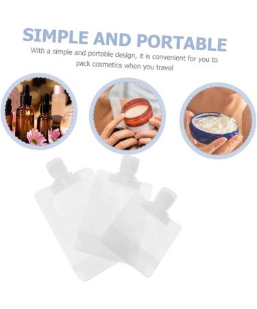 Mikinona 1 Set Flap Lotion Bag Squeeze Pouches for Lotion Refillable Cosmetic Containers Shampoo Travel Container Refillable Lotion Pouches Travel Containers Travel Makeup Container - Buy Online on SooperMarket.com