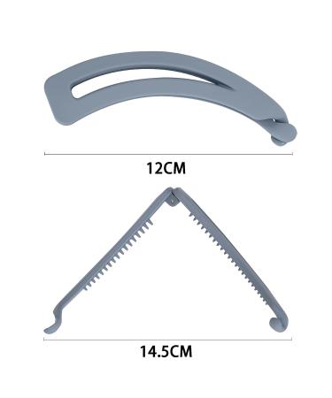 7pcs Matte Banana Hair Clips for Thick Hair - Strong Holder Ponytail Clips for Women - No Slip Fashionable Beauty Clamp - Buy Online on SooperMarket.com