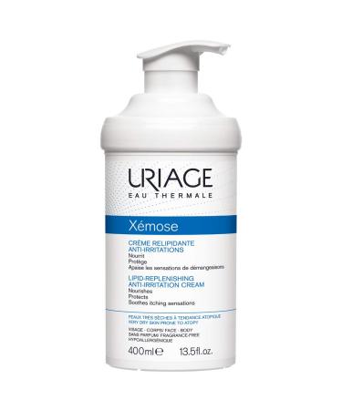 Uriage Xemose Lipid-Replenishing Anti-Irritation Cream Fragrance-Free 13.5 fl oz (400 ml)