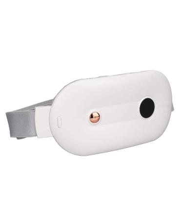 ZLXHDL heated menstrual belt 3 temperature levels electrically heated waist belt large heating area electrical waist belt for women. (White)