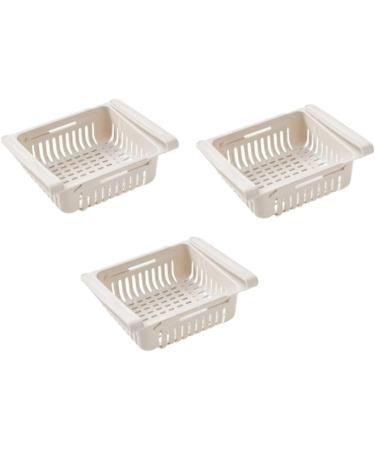 Zerodeko 6 Pcs Hanging Container Basket Fridge Tidy Boxes Food Drain Storage Crisper Drainage Tank Fruit - Buy Online on SooperMarket.com