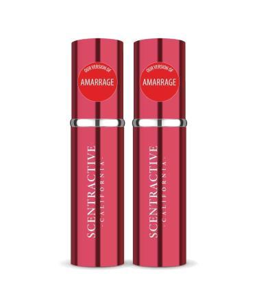 CA Perfume Impression of Gvnchy Amarrage For Women Replica Version Fragrance Dupes Concentrated Long Lasting Eau de Parfum Spray Refillable Atomizer Bottle 0.17 Fl Oz/5ml-X2 GVNCHY AMARRAGE IMPRESSION 0.34 Fl Oz (Pack of 1)