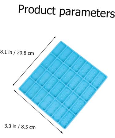 STOBOK Chocolate Molds 2pcs Mold 3D Silica Gel Self Made Chocolate Resin Molds Bluex2pcs 20.5X8.5X0.8CMx2pcs - Buy Online on SooperMarket.com