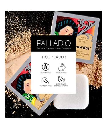 3 Pack Palladio Beauty Rice Powder RPO2 Translucent - Lightweight Finish for Flawless Makeup | International Shipping Available - Buy Online on SooperMarket.com