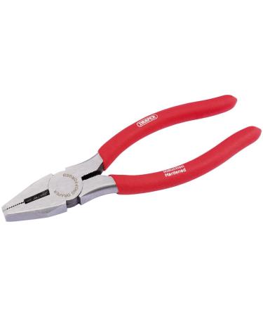Draper Redline 67842 160 mm Combination Pliers with PVC Dipped Handles Red