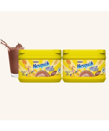 Nestle Nesquik Chocolate Milkshake 300g Pack of 2 (300g x 2)