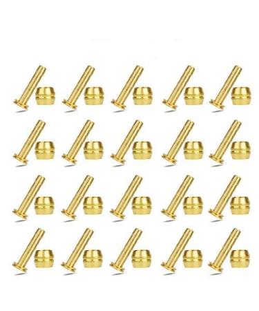 CYCEARTH Bicycle Brake Olive and Brass Connecting Insert Kit for Shimano BH59 BH90 Avid Sram Magura Bike Hydraulic Disc Brake Hose BH-59 (20pcs)