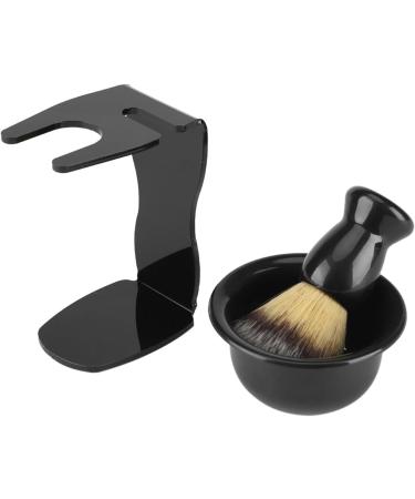 Complete Men's Shaving Kit - Synthetic Brush Stand & Bowl | Exfoliating Bristles for Ultimate Shaving Experience - Buy Online on SooperMarket.com