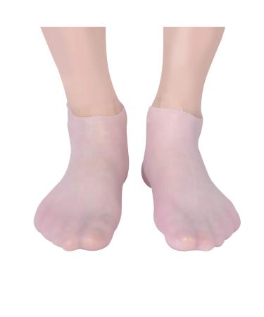 Moisturizing Socks ANGGREK 1 Moisturizing Exfoliating Anti-Cracking Socks Soft Skin Pedicure Socks(XL(42-44))