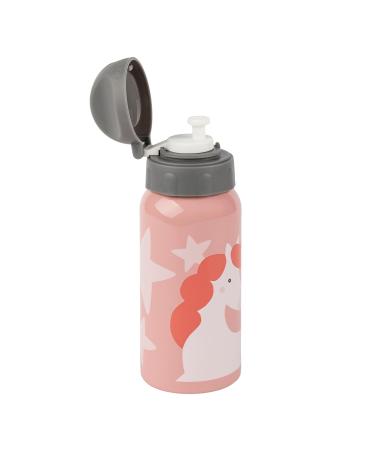 SIGIKID Stainless Steel Unicorn Drinking Bottle 400ml | Leak-Proof Shatter-Proof | Kids Ages 1+ | Pink/Grey - Buy Online on SooperMarket.com
