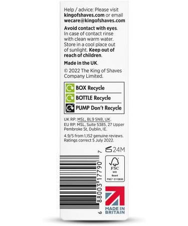 King of Shaves Advanced Sensitive Shaving Oil For Men With Handy Pump For A Close and Comfortable Shave Shave Oil For Men 2x30ml 30 ml (Pack of 2) - Buy Online on SooperMarket.com