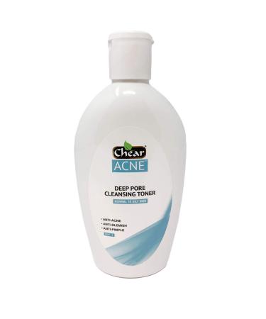 Chear Acne Deep Pore Cleansing Toner 225ml - Normal to oily skin - prevents acne blemishes pimples