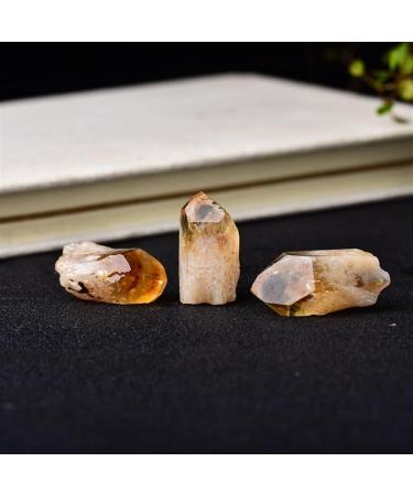 Natural Citrine Point Quartz Raw Rock Ore EnergyStone Ornaments Can for Home DIY Gift (Color : Citrine Size : 10PC) HOMEZHOU (Color : Citrine Size : 5PC) 5PC Citrine - Buy Online on SooperMarket.com