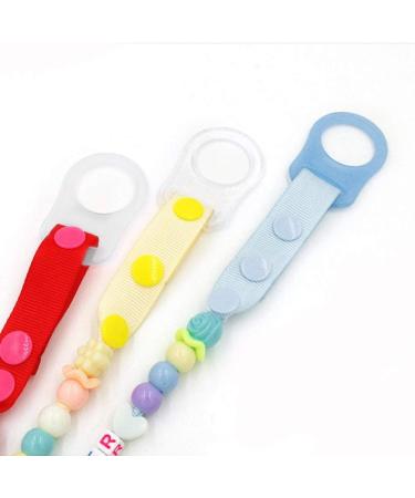 10pcs Pacifier Chains & Clips for Newborns | Cotton Band Holders & Adapters | Baby Shower Gift #3 - International Shipping Available - Buy Online on SooperMarket.com