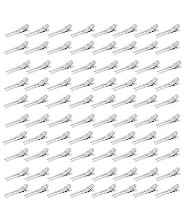Adorox 80 Piece 1.8 Inches Double Prong Hair Clips
