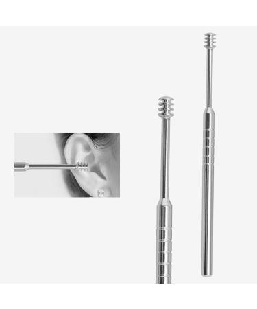 6pcs Stainless Steel Earwax Removal Kit | Ear Curette & Wax Remover Tool with Storage Bin - Buy Online on SooperMarket.com